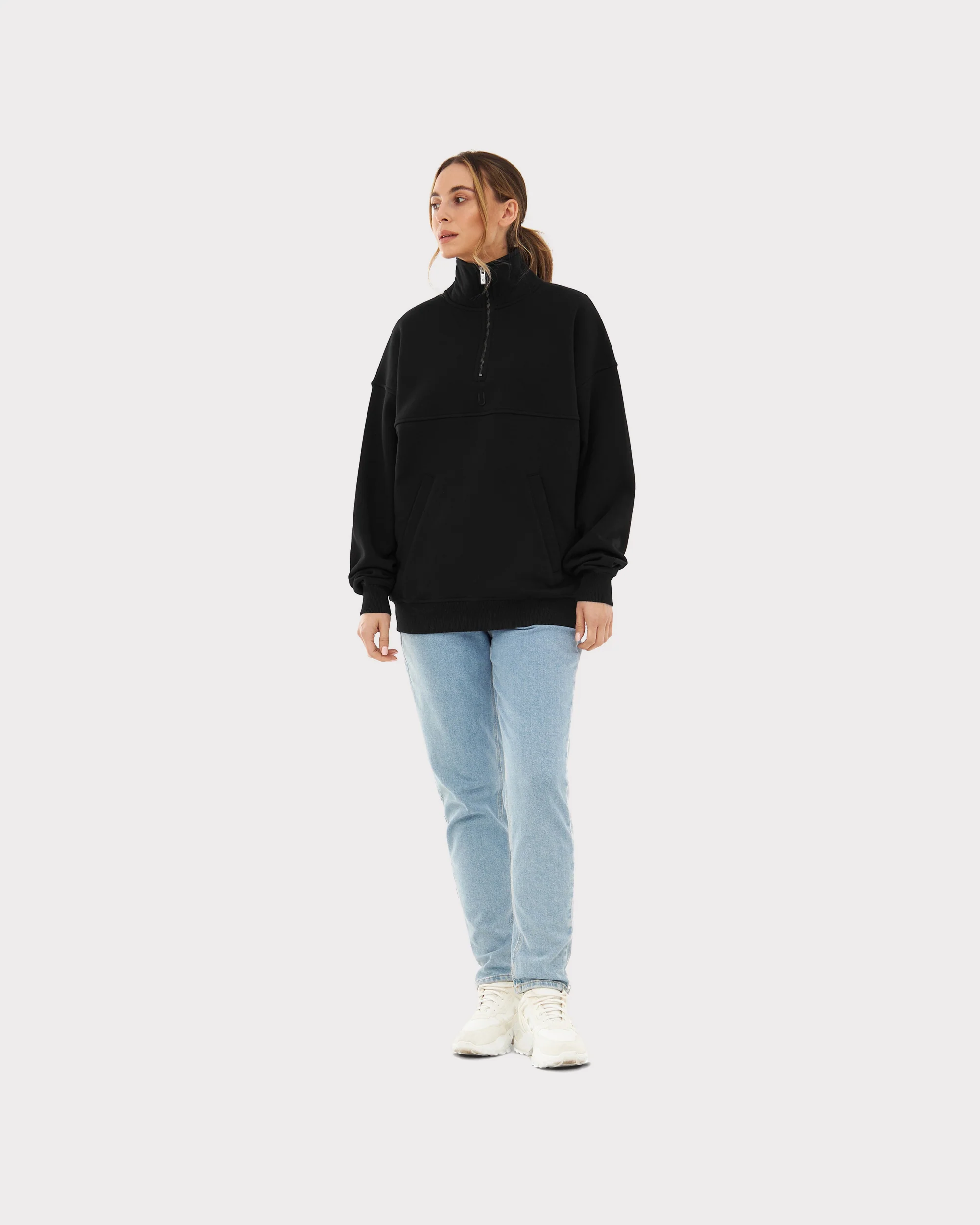 Half Zip Sweatshirt "Cooper" - Image 56