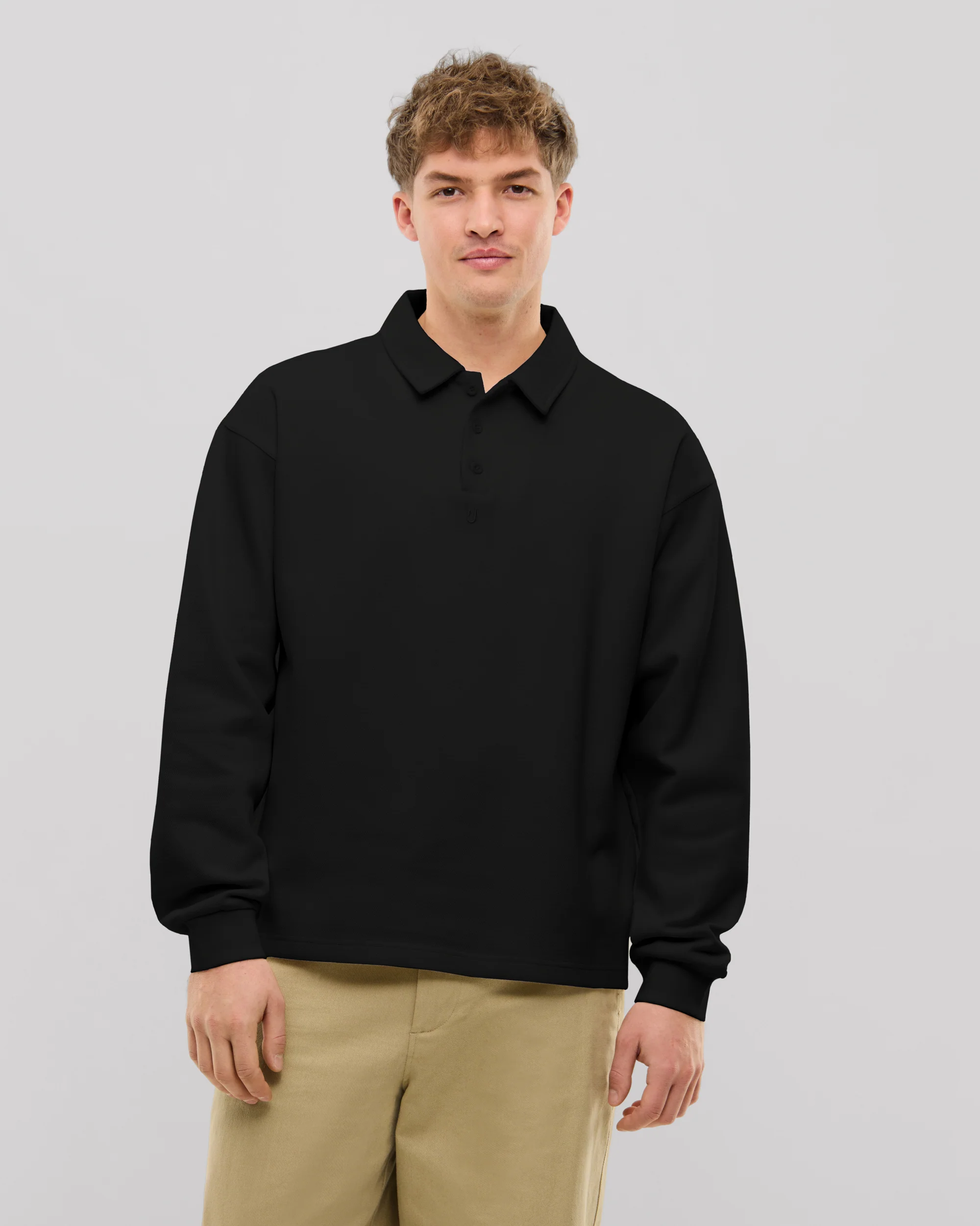 Longsleeve Poloshirt "Brandon" - Image 9