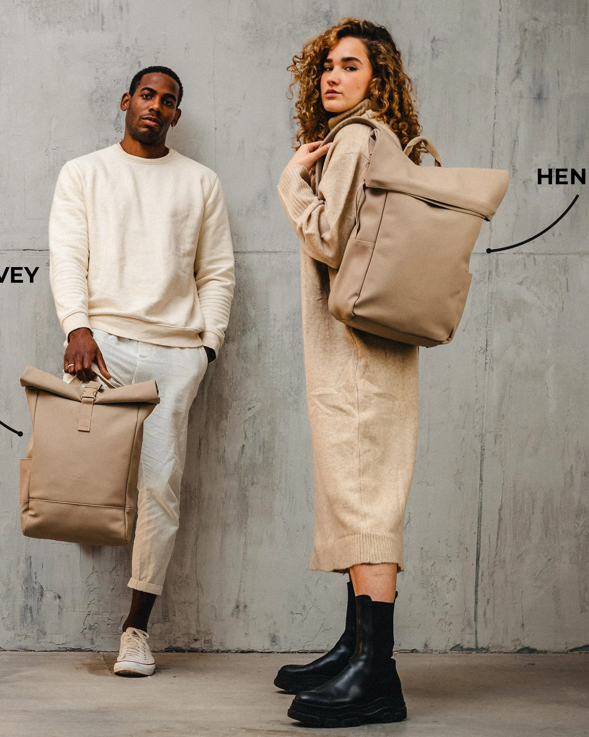 Rolltop Rucksack "Harvey Medium" - Image 7
