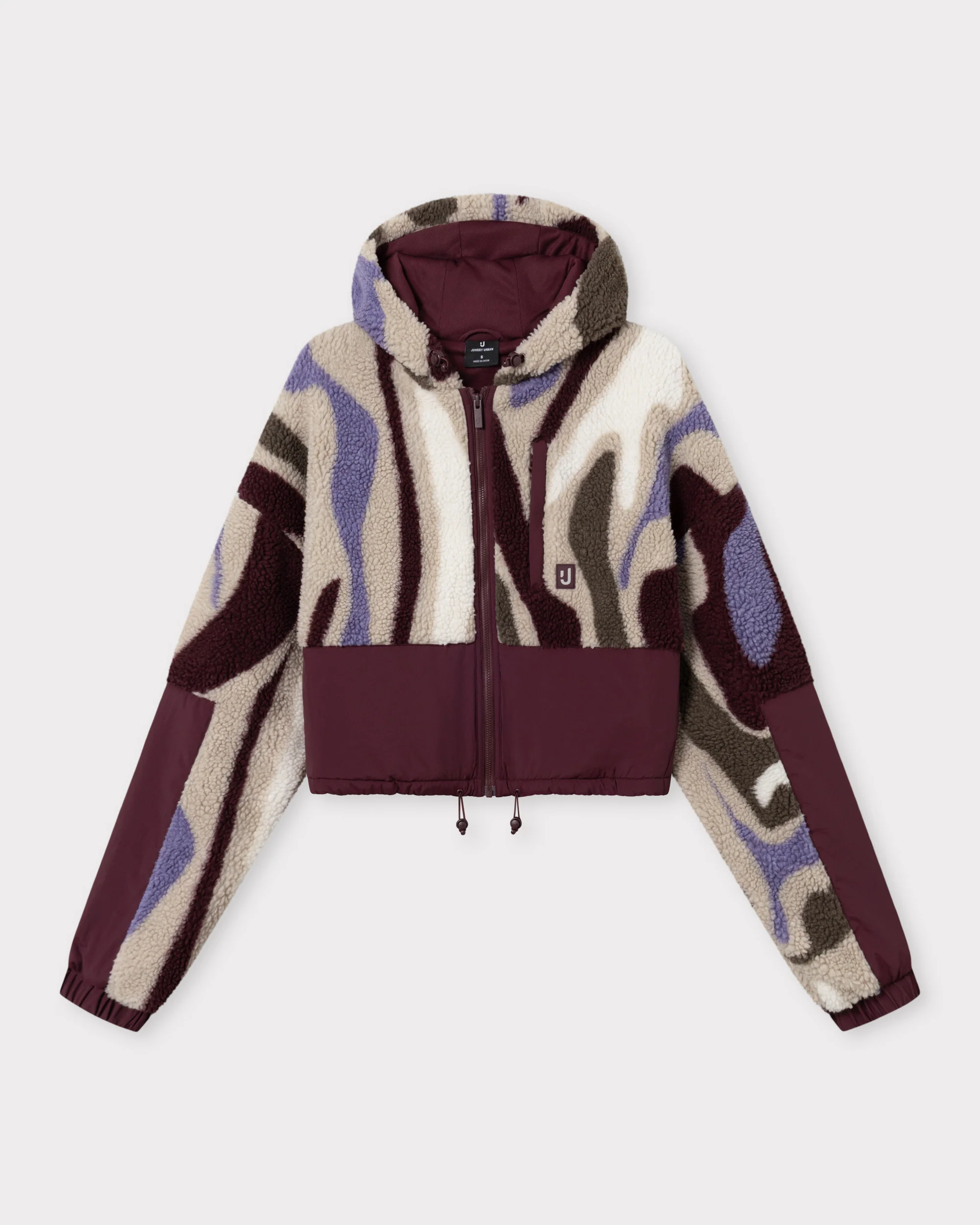 Cropped Teddy Fleecejacke "Carey" - Image 17