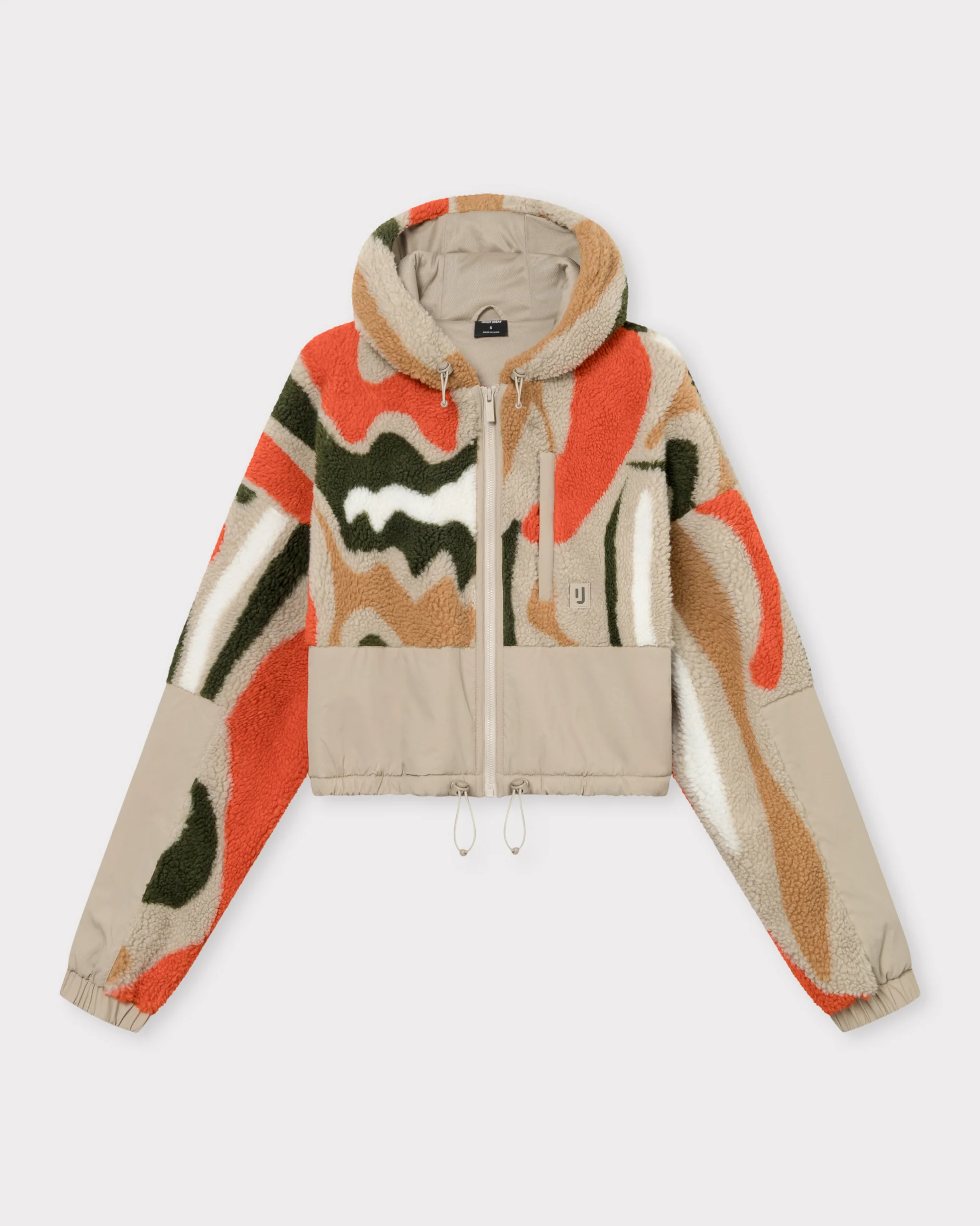 Cropped Teddy Fleecejacke "Carey" - Image 23