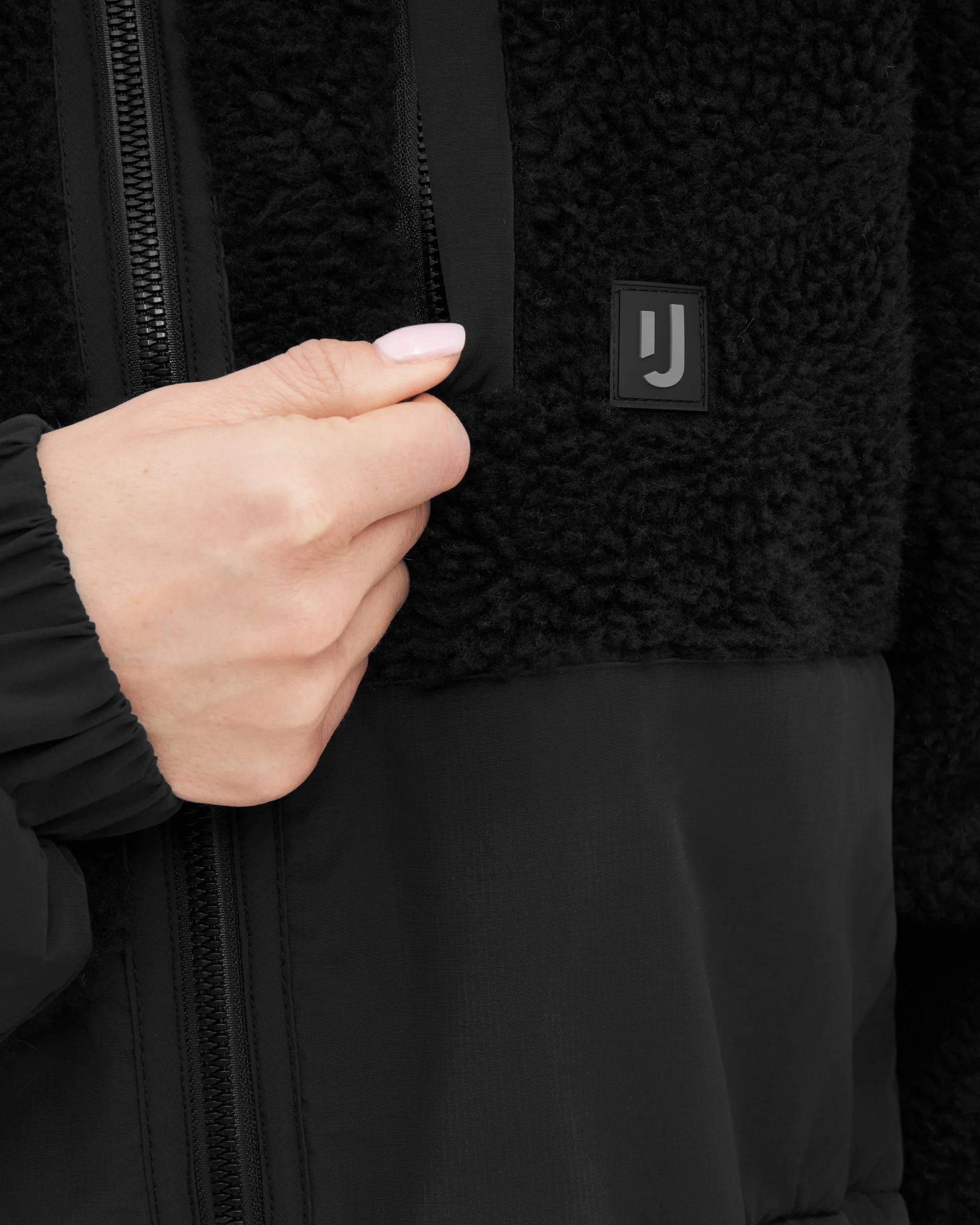 Cropped Teddy Fleecejacke "Carey" - Image 34