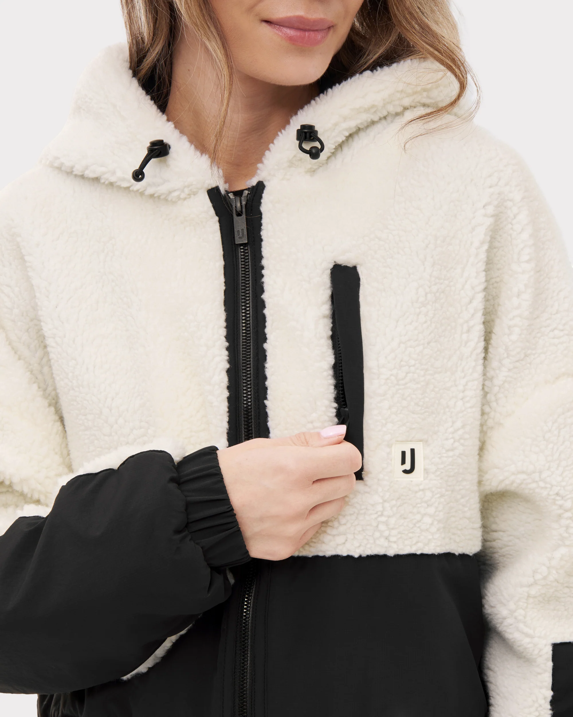 Cropped Teddy Fleecejacke "Carey" - Image 42